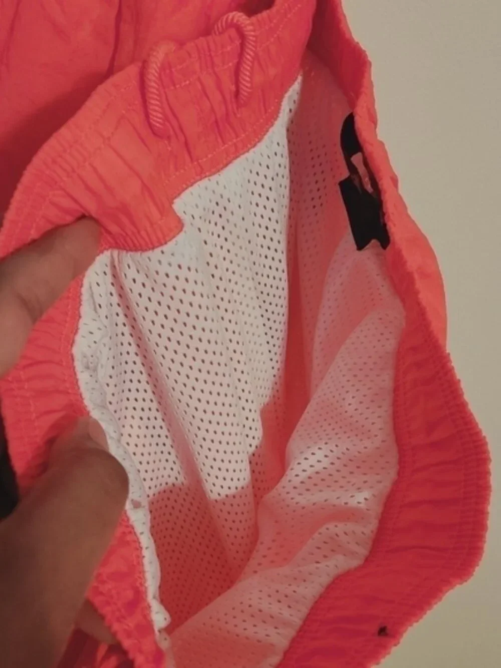 Air Jordan | Men's Retro Pink and Black Colorblock Legacy Swim Shorts (Size 3XL)